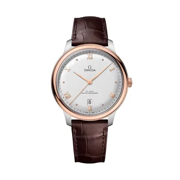 Omega De Ville 40 mm, acero - oro Sedna™