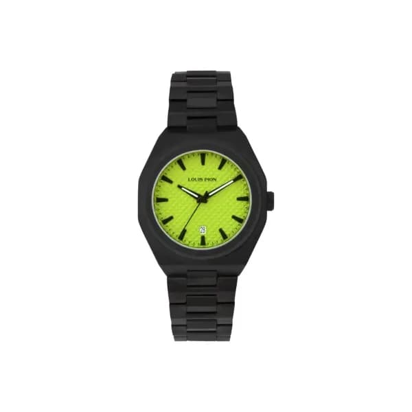 Louis Pion Montre quartz Homme Eric Vert vif