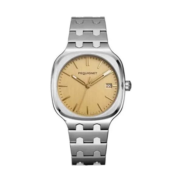Pequignet Montre Pequignet Manufacture Concorde Automatique Cadran Champagne - 9040423