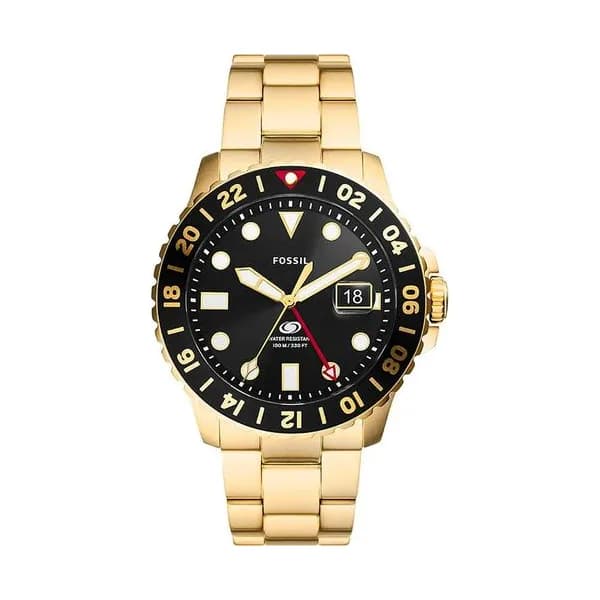Fossil Montre Fossil Collection Fossil Blue en Acier et PVD Doré