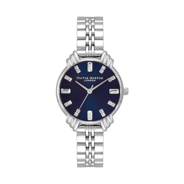 Olivia Burton Montre Olivia Burton Art Deco Bleu