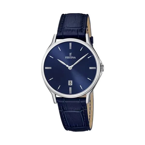 Festina Montre Homme FESTINA en Cuir Noir Etanche