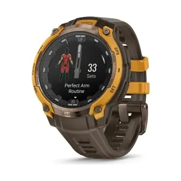 Garmin Montre Garmin Instinct Crossover 50mm AMOLED Bronze Orange Pastel