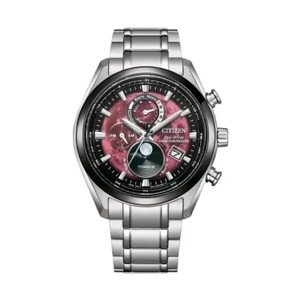 Citizen Montre Radio Controlled Moonphase BY1018-­80E