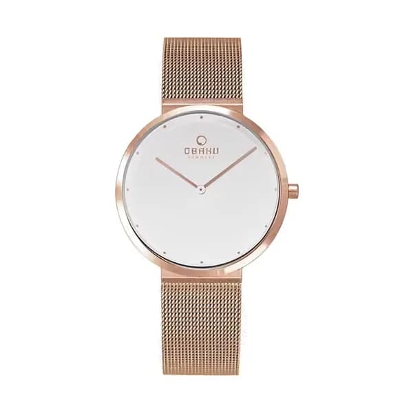 Obaku Montre Analogique Femme Obaku Acier Rose V230LXVWMV