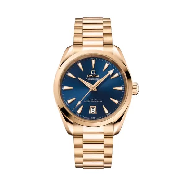 Omega Seamaster 38 mm, or Moonshine™ sur or Moonshine™