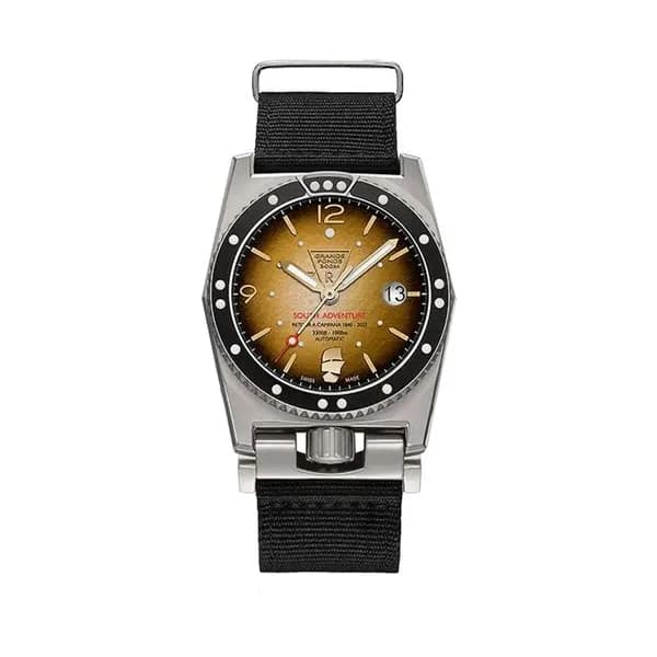ZRC Montre ZRC Grands Fonds 300 1964 Spirit "South Adventure" automatique cadran tropical bracelet NATO 41,5 mm