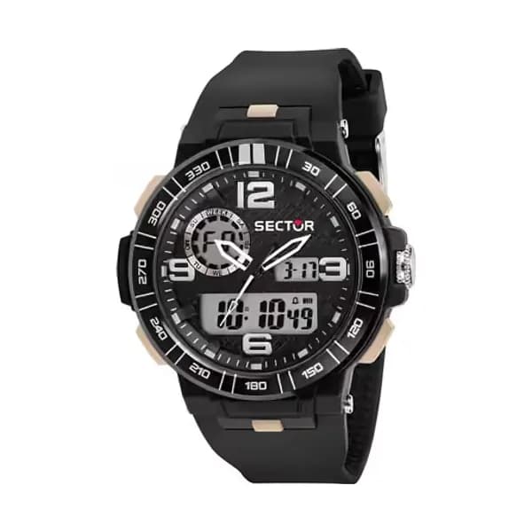 Sector Montre Digital Homme Sector Polyuréthane Noir R3251532003