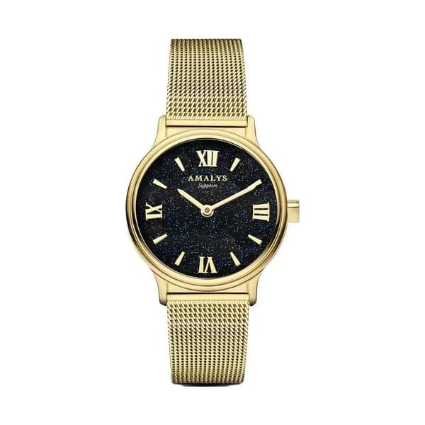 Amalys Montre Amalys Collection Watson 14 mm en Acier et PVD Doré