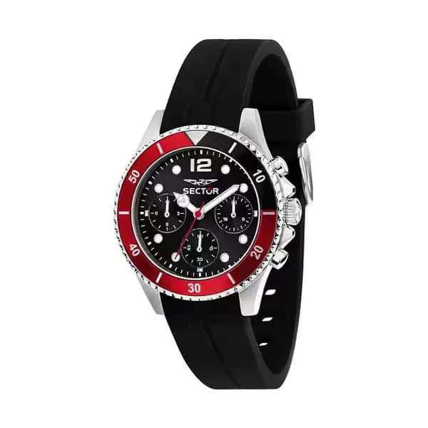 Sector Montre Homme SECTOR Bracelet en silicone noir
