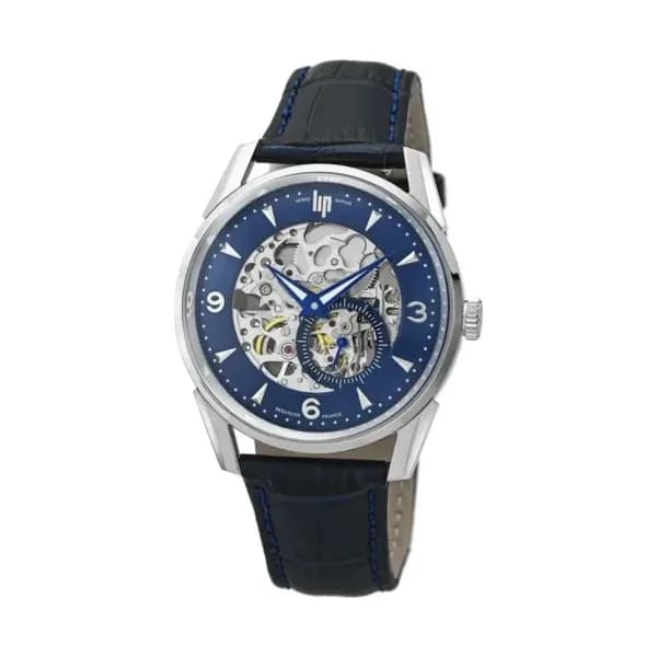 Lip Montre Lip Himalaya - Homme - cadran Bleu- 40 mm - Acier inoxydable - 671725