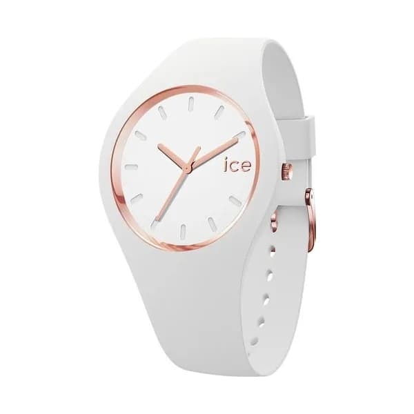 Ice Watch Montre Ice Watch Collection Ice Glam en Silicone Blanc