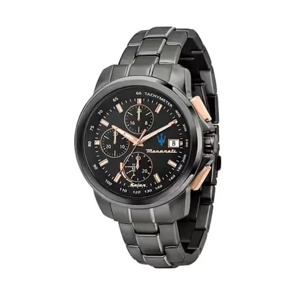 Maserati Montre Homme MASERATI SUCCESSO SOLAR en Métal Gris