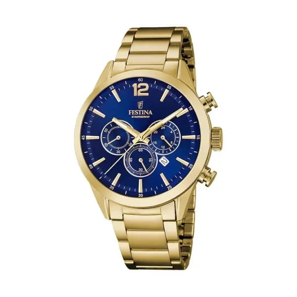 Festina Montre Festina Timeless Chronograph Bleu