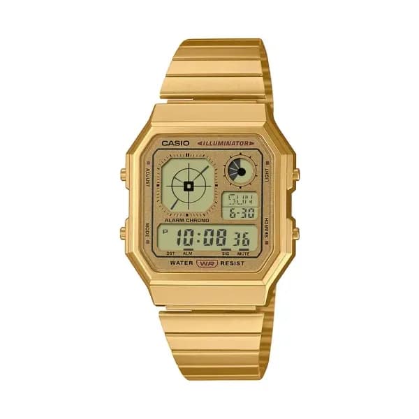 Casio Montre quartz Mixte Vintage Doré