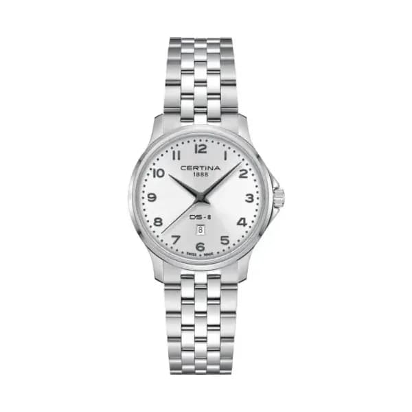 Certina Montre Certina DS-8 Lady 31mm Cadran Argent Bracelet Acier inoxydable