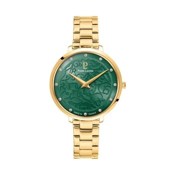 Pierre Lannier Montre Pierre Lannier Collection Eolia en Acier et PVD Doré