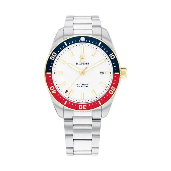 Tommy Hilfiger Montre automatique Homme TH85 Blanc