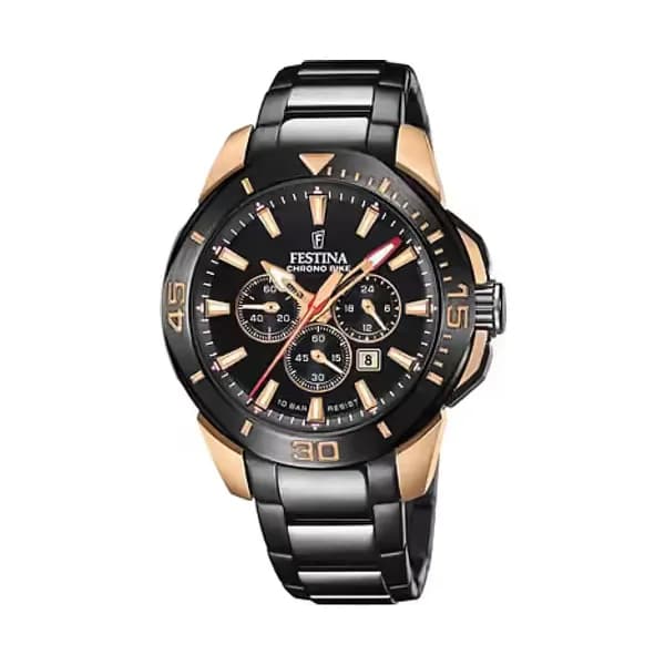 Festina Montre Homme FESTINA en Acier Noir Etanche