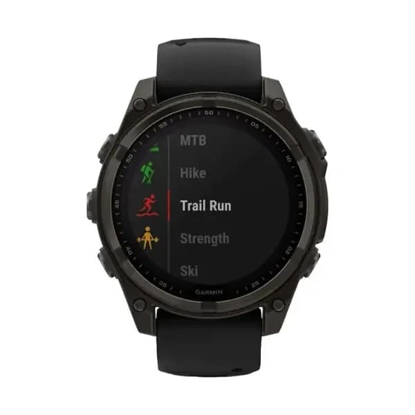 Garmin Montre Garmin Fenix 8 Solar Sapphire Titane Bracelet Noir 47mm