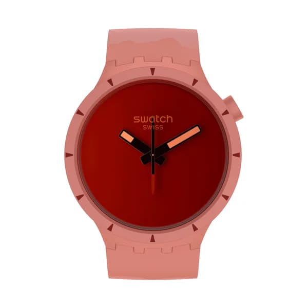 Swatch Montre Swatch Big Bold Bioceramic en Plastique Rouge