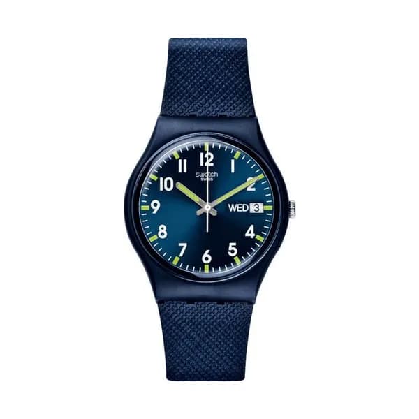 Swatch Montre Swatch en Silicone Bleu