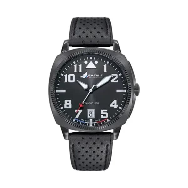 Patrouille de France Montre Rafale Solo Display COACH Cuir Noir 666033