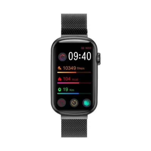 Smarty Montre Connectée Smarty Collection Fit en Acier Noir