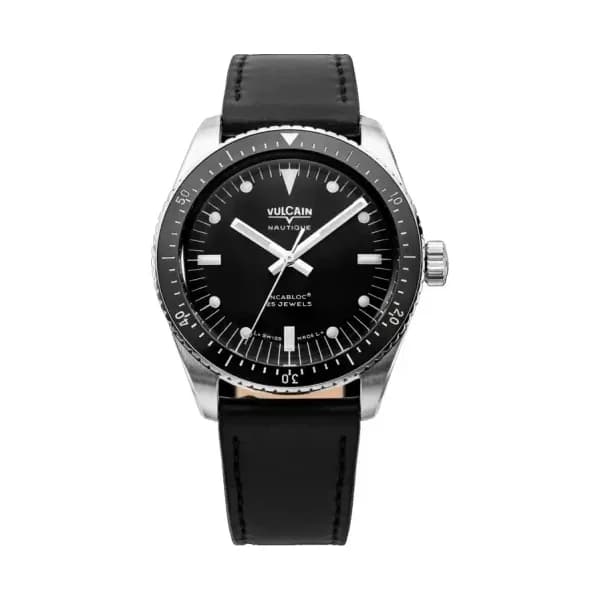 Vulcain Montre Skindiver Nautique Black White Lum 660170B07