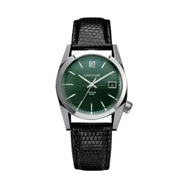 March LA.B Montre AM69 Automatique Grall - Lézard noir