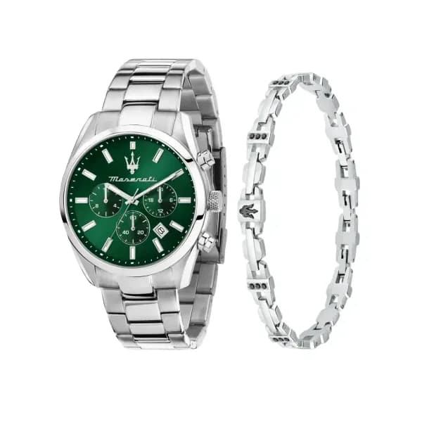 Maserati Montre quartz Homme Attrazione Vert