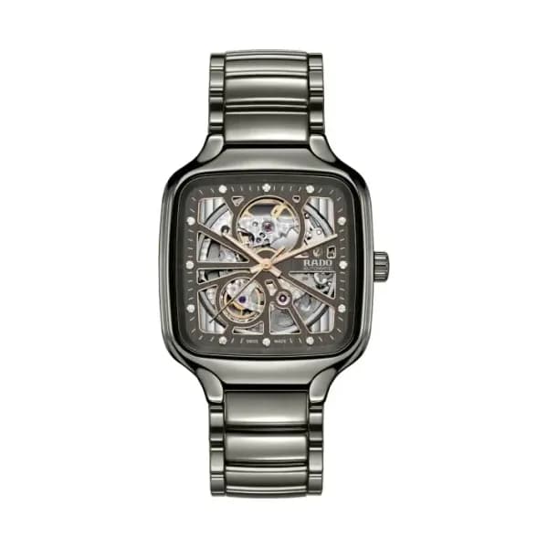Rado Montre Rado True Square Automatic Open Heart Gris 38mm