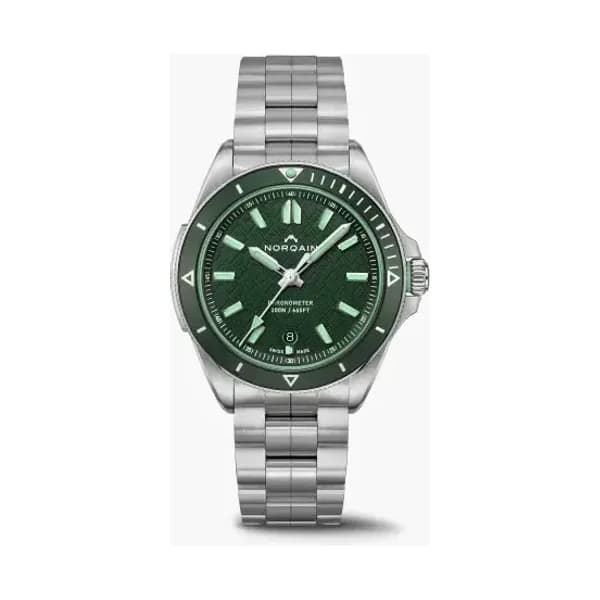 NORQAIN Montre Norqain Adventure 40mm Cadran Vert Foncé Bracelet Acier Inoxydable