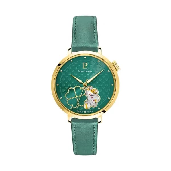 Pierre Lannier Montre Femme Pierre Lannier Cuir véritable Vert 147K577