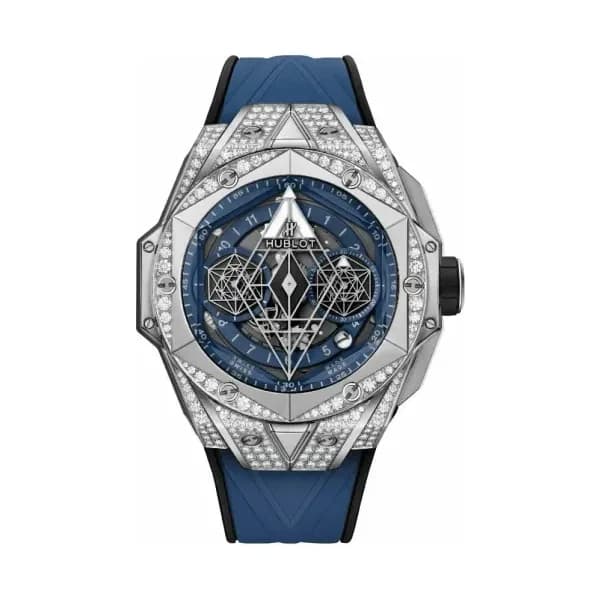 Hublot Sang Bleu II Titanium Blue Pavé
