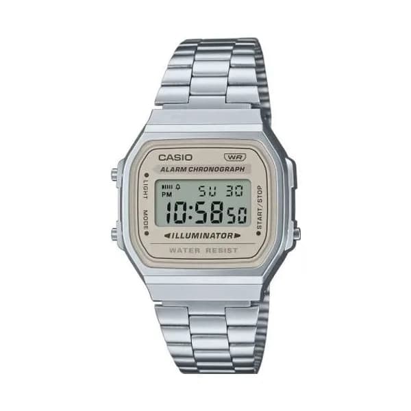 Casio Montre Casio Vintage - Série Iconic - Beige - A168WA-8AY