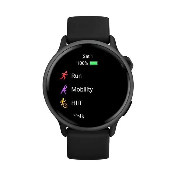 Garmin Montre Garmin Vívoactive 6 Gray bracelet noir 42 mm