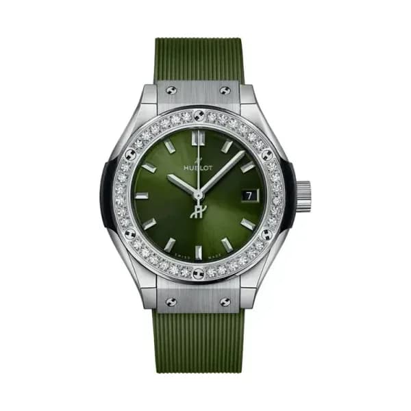 Hublot Montre quartz Mixte Classic fusion Vert