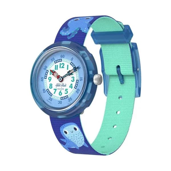 Flik Flak Montre Flik Flak en Plastique Bleu