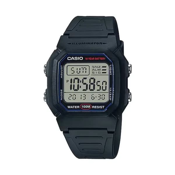 Casio Montre Casio Collection Timeless en Résine Noir