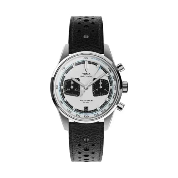 Yema Montre Yema Rallygraf Meca Quartz Alpine Cup Series Panda Bracelet Rallye