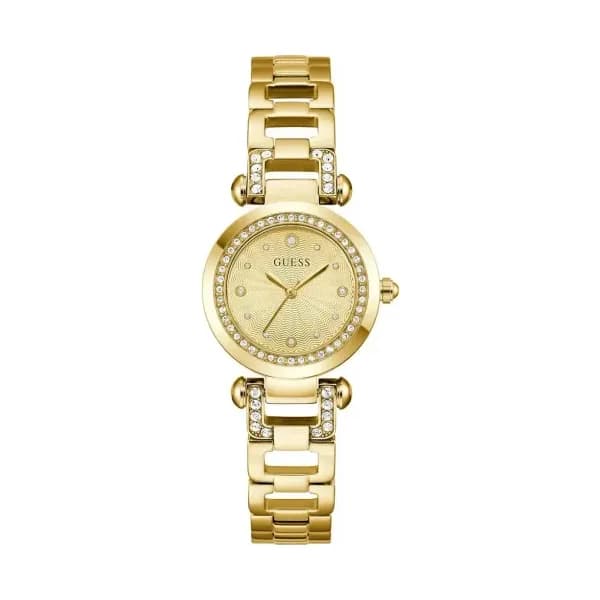Guess Montre Guess Collection Ginger en Acier et PVD Doré