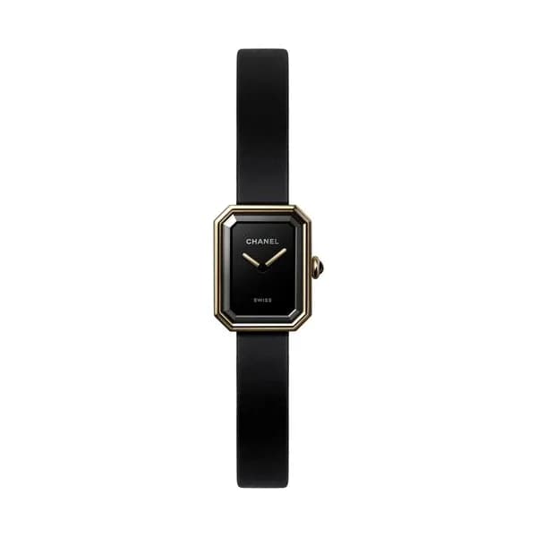 Chanel Montre CHANEL Première Ruban Or jaune et Titane quartz 19,7 x 15,2 mm Full Set 2025