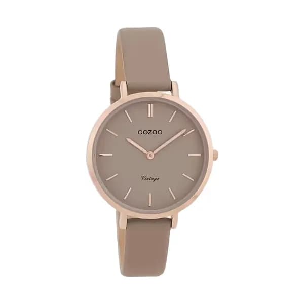 Oozoo Montre Analogique Femme Oozoo Cuir Marron C9814 - Cleor