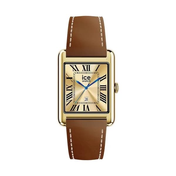Ice Watch Montre Connectée Ice Watch Collection Ice Smart TKS 2.0 en Cuir Camel