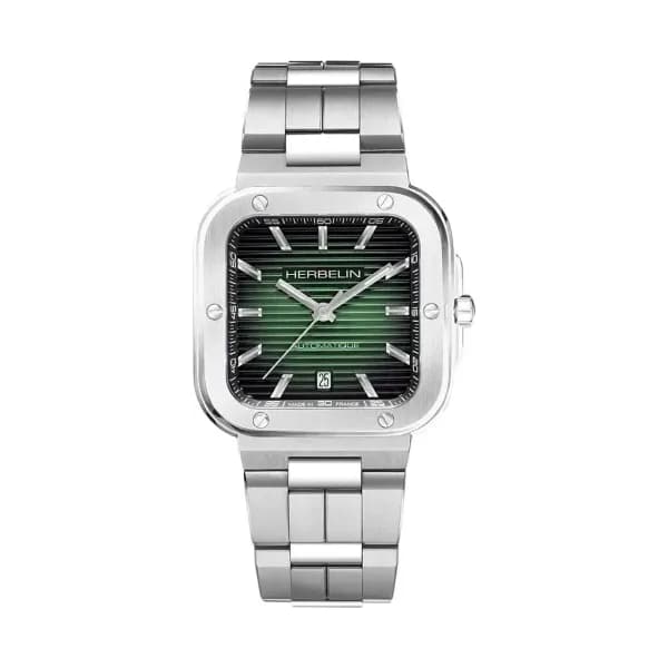 Michel Herbelin Montre Herbelin Cap Camarat Square Automatic Homme Automatique Plongée - 1646B16