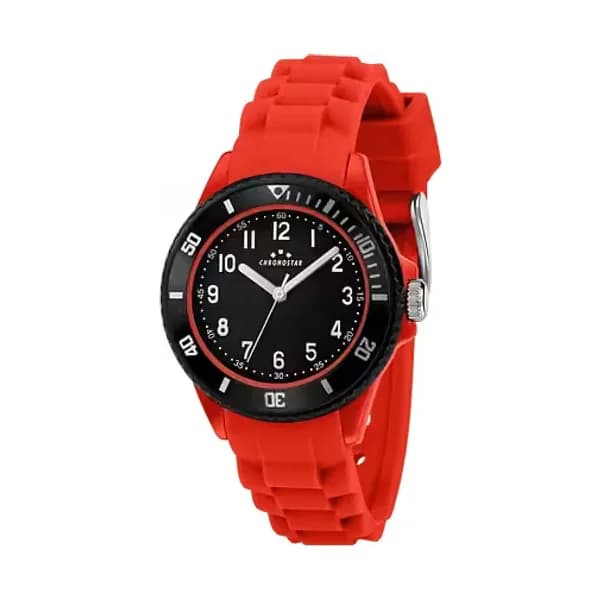 Chronostar Montre Enfant CHRONOSTAR ROCKET en Silicone Rouge