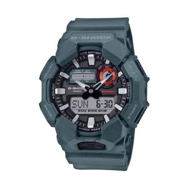 Casio Montre GShock Classic - Série GA-010 - Vert 55.1 x 51.9 mm- GA-010-2A