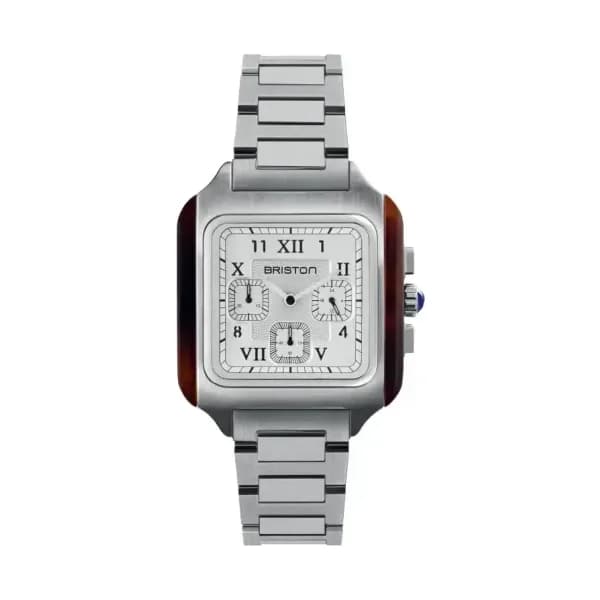 Briston Montre Streamliner Kennedy - Chrono - Acier - Blanc 261838.SA.T.2.SB