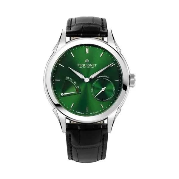Pequignet Montre Pequignet Royale Origine Automatique Cadran Vert - 9010193-AN